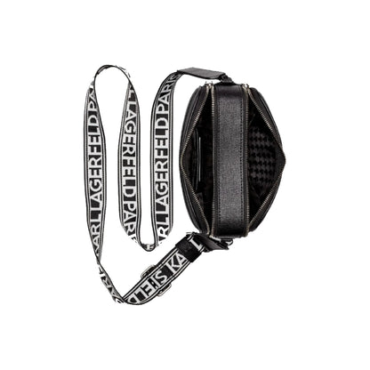 Karl Lagerfeld Paris Maybelle Camera Crossbody Bag in Black