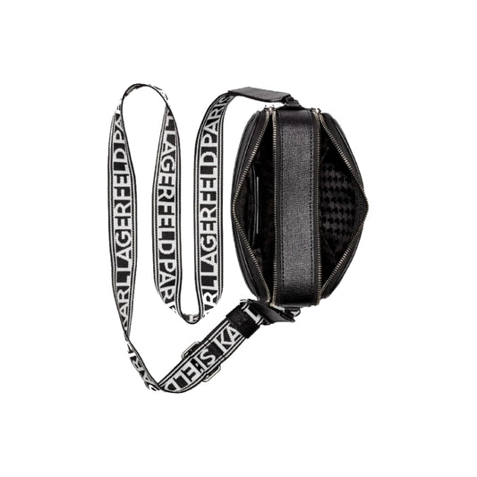 Karl Lagerfeld Paris Maybelle Camera Crossbody Bag in Black