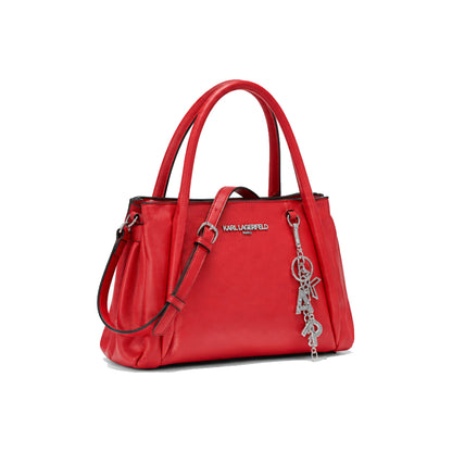 Karl Lagerfeld Paris Nouvelle Medium Satchel in Red