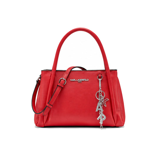 Karl Lagerfeld Paris Nouvelle Medium Satchel in Red