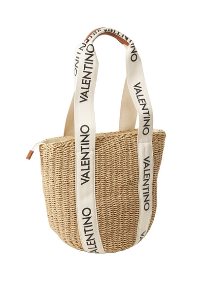 Valentino SHANNON MIR tote bag in naturale/cuoio/beige.