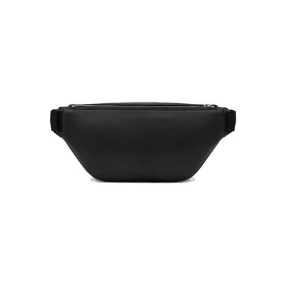 Balmain Waist Bag with Gold-Tone Logo In Black