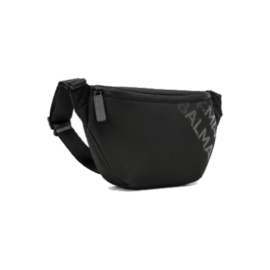 Balmain Logo Crossbody Belt Bag In Black