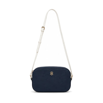Tommy Hilfiger TH Monogram Camera Crossbody Bag In Navy