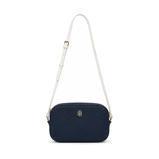 Tommy Hilfiger TH Monogram Camera Crossbody Bag In Navy