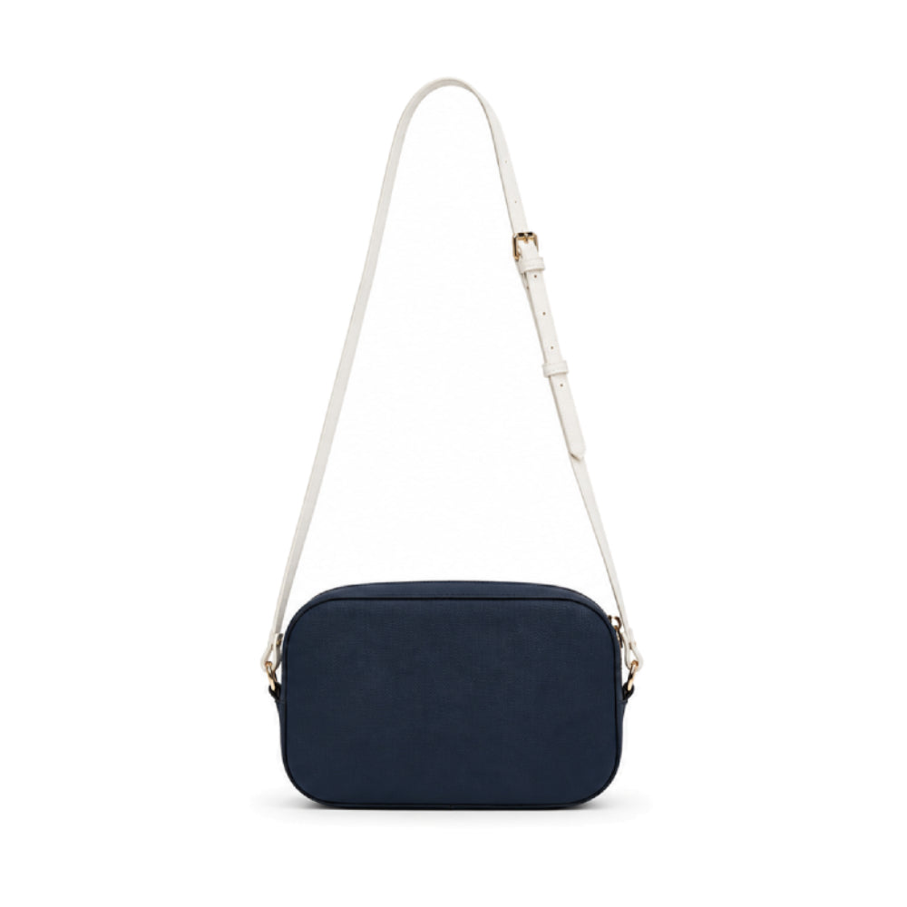Tommy Hilfiger TH Monogram Camera Crossbody Bag In Navy
