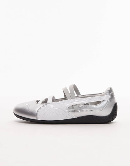 PUMA Speedcat ballet flats in silver size 38