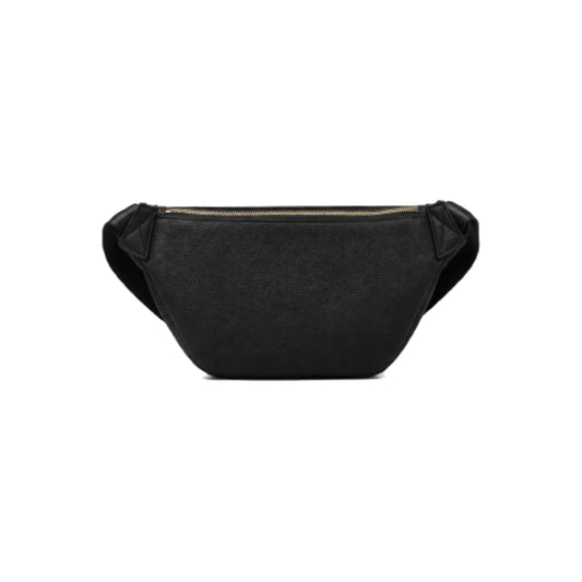 Balmain B-Logo Belt Bag with Gold-Tone Hardware In Black