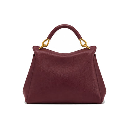 JW PEI Lucia Classic Top Handle Bag In Deep Burgundy
