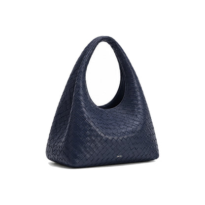 JW PEI Laura Woven Shoulder Bag In Navy