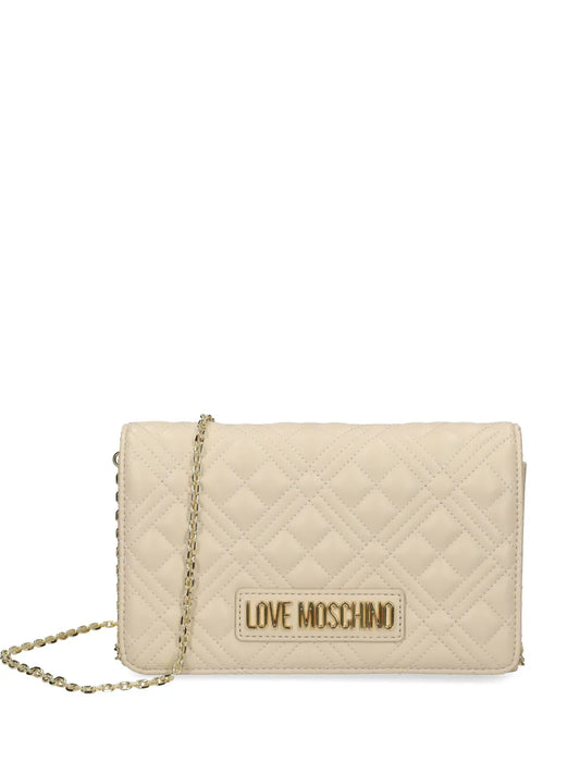 Love Moschino womens New Shiny Quilted Shoulder Bag