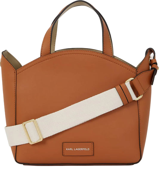 Karl Lagerfeld Handbag in Cognac