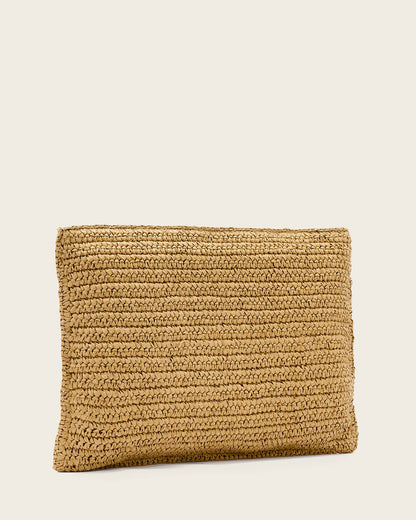AllSaints Bettina Woven Clutch
