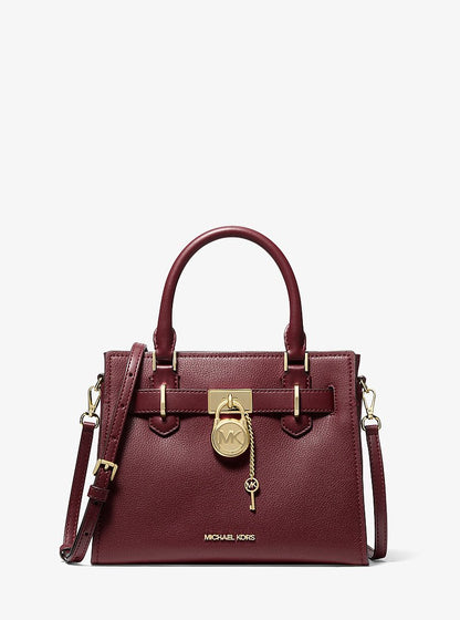 Micheal Kors Hamilton Small Leather Satchel