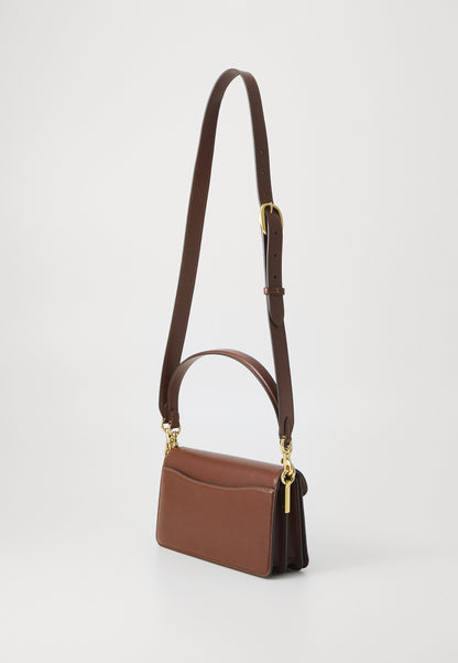 Coach Tabby Shoulder Bag 26 in signature canvas tan brown
