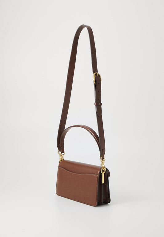 Coach Tabby Shoulder Bag 26 in signature canvas tan brown