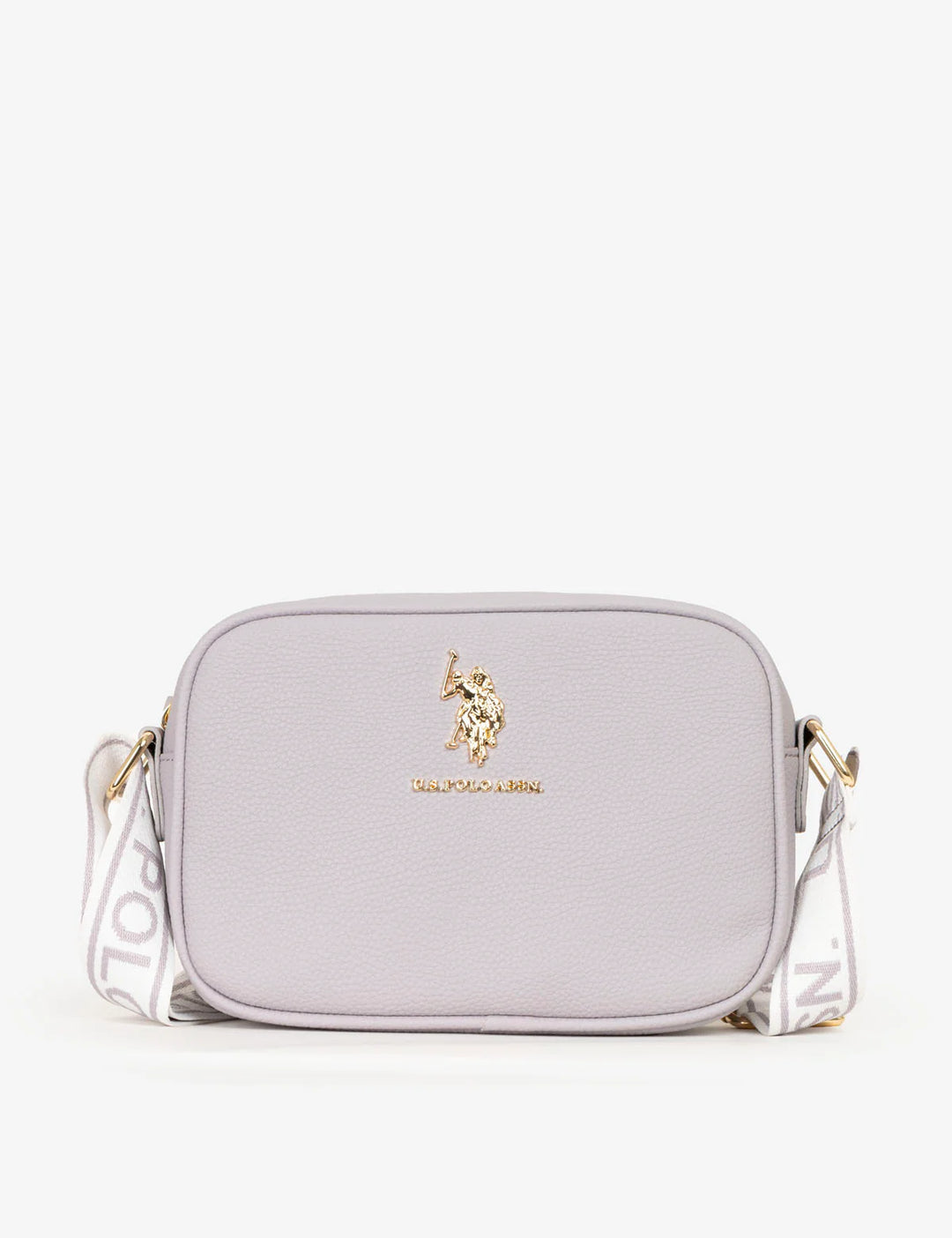 US Polo ASSN Classic Zip Crossbody Bag in lavender