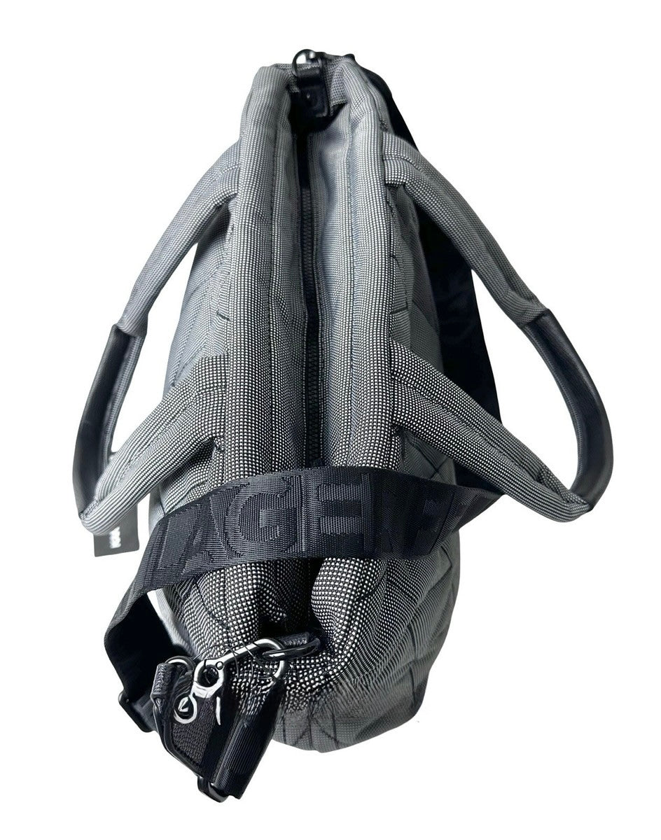 Karl Lagerfeld Paris Voyage Quilted Black & White Large Tote Bag