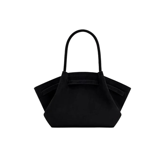 JW PEI Hana Suede Medium Tote Bag in Black