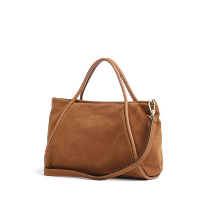 Abro Williw Handbag Leather Suede in Cuoio