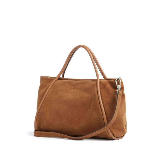 Abro Williw Handbag Leather Suede in Cuoio