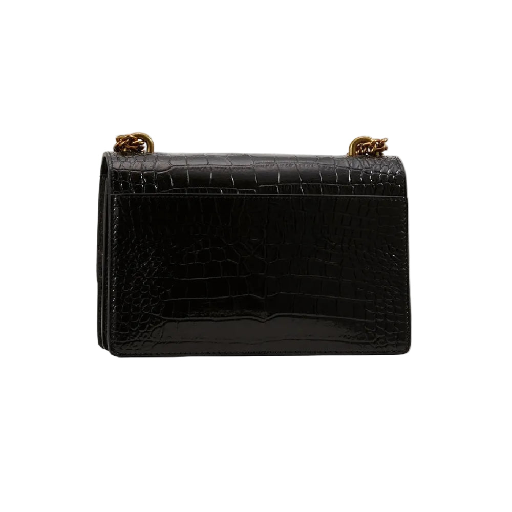 Kurt Geiger Shoreditch Crocodile Embossed Leather Crossbody Bag