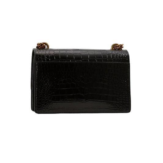 Kurt Geiger Shoreditch Crocodile Embossed Leather Crossbody Bag