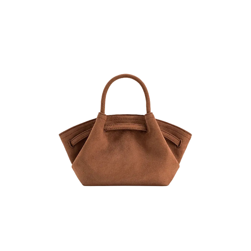 JW PEI Hana Suede Mini Tote Bag in Brown