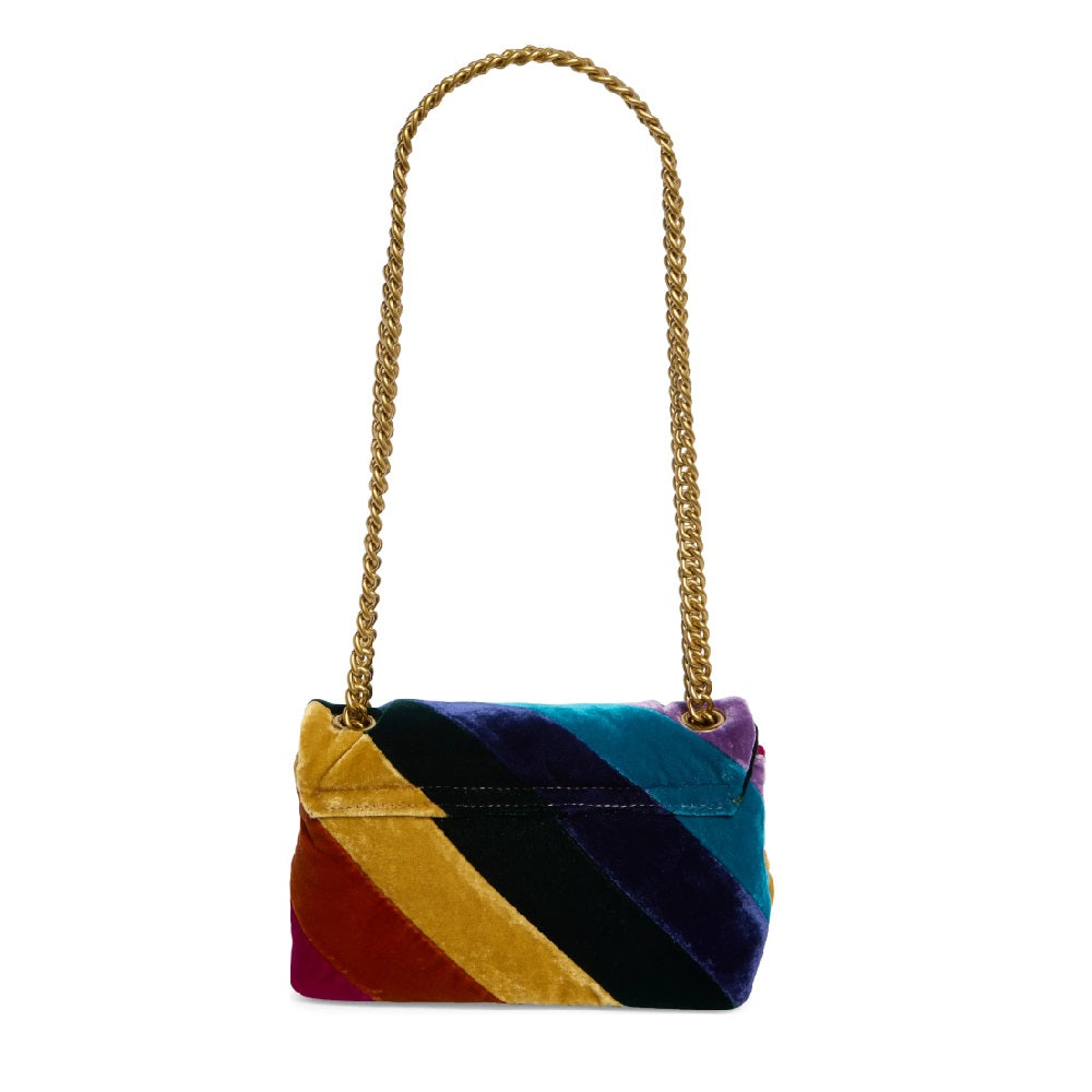 Kurt Geiger Mini Soho Fabric Shoulder Bag in Red Multi