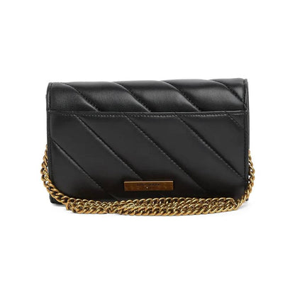 Kurt Geiger Soho Drench Wallet On A Chain/Crossbody Bag in Black