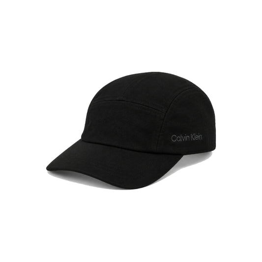 Calvin Klein Terry Tennis Adjustable Cap with Tonal Logo In Black