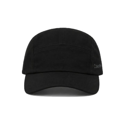 Calvin Klein Terry Tennis Adjustable Cap with Tonal Logo In Black