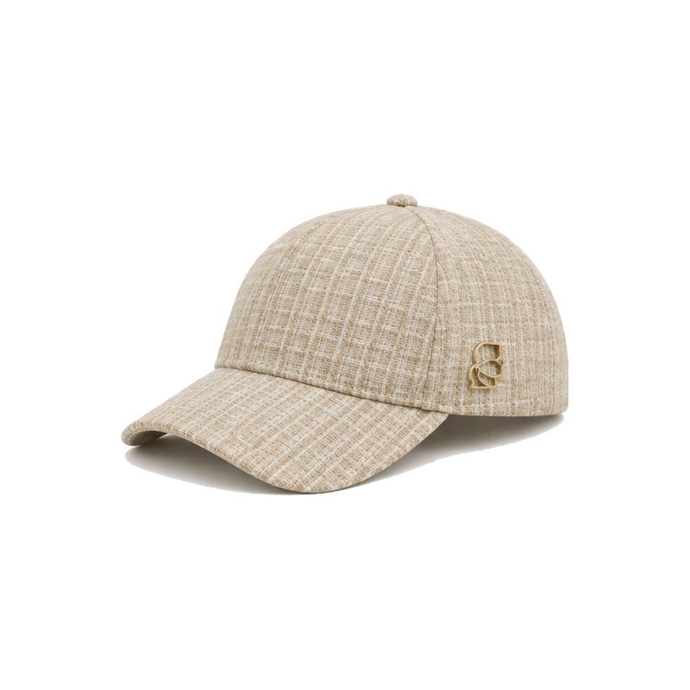Tommy Hilfiger Chic Six Panel Baseball Cap In Safari Canvas