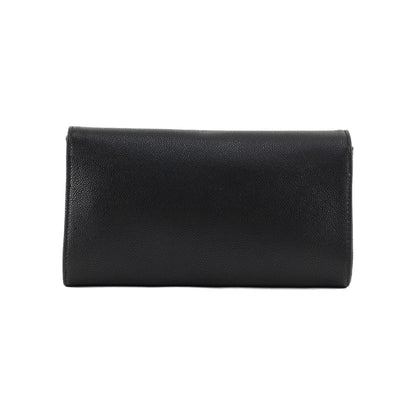 Valentino Divina Pouch With Shoulder Strap In Black/Silver
