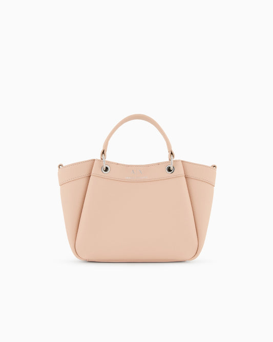 EMPORIO ARMANI SMALL SHAPED SHOPPER BAG WITH DOUBLE HANDLES