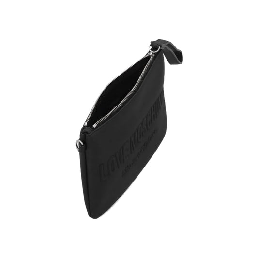 Love Moschino Signature Logo Nero Shoulder Bag in Black