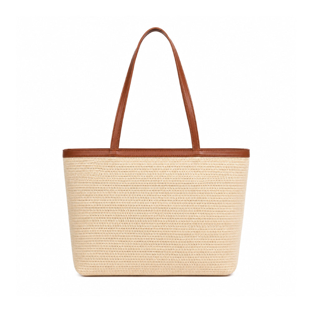 Valentino Bags Maiam Tote Bag in Naturale / Cuoio