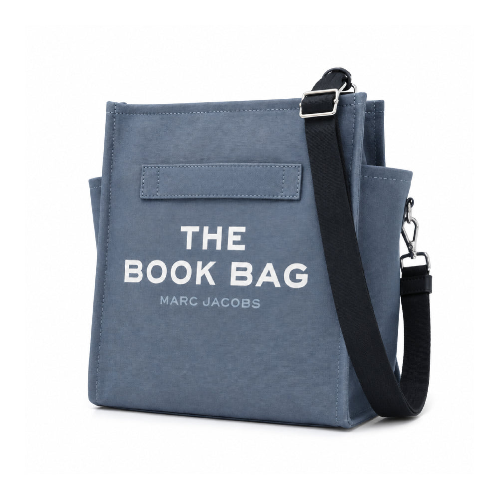 Marc Jacobs The Book Bag Large in Blue Denim