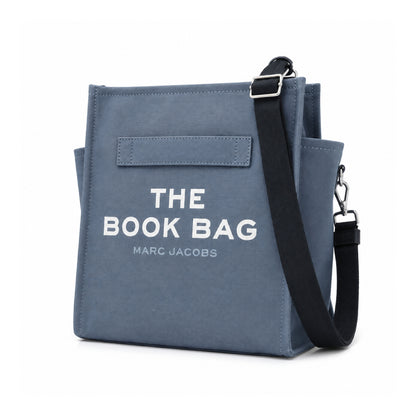 Marc Jacobs The Book Bag Large in Blue Denim