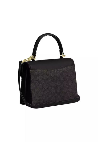 COACH Courtney Top Handle Bag In Signature Canvas