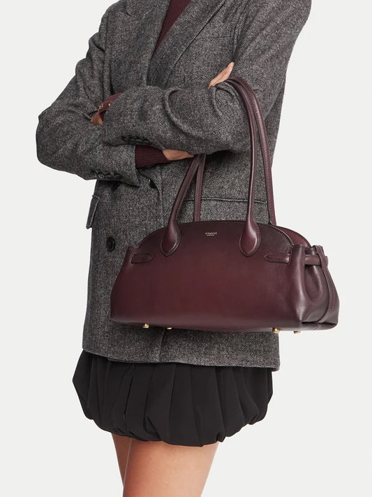 Coach Empire Carryall Bag 34 in burgundy