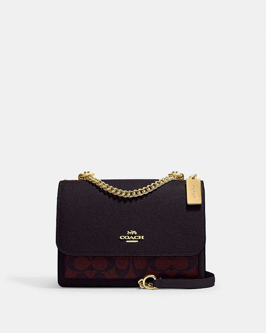 Coach Klare Crossbody Bag In Micro Signature Canvas