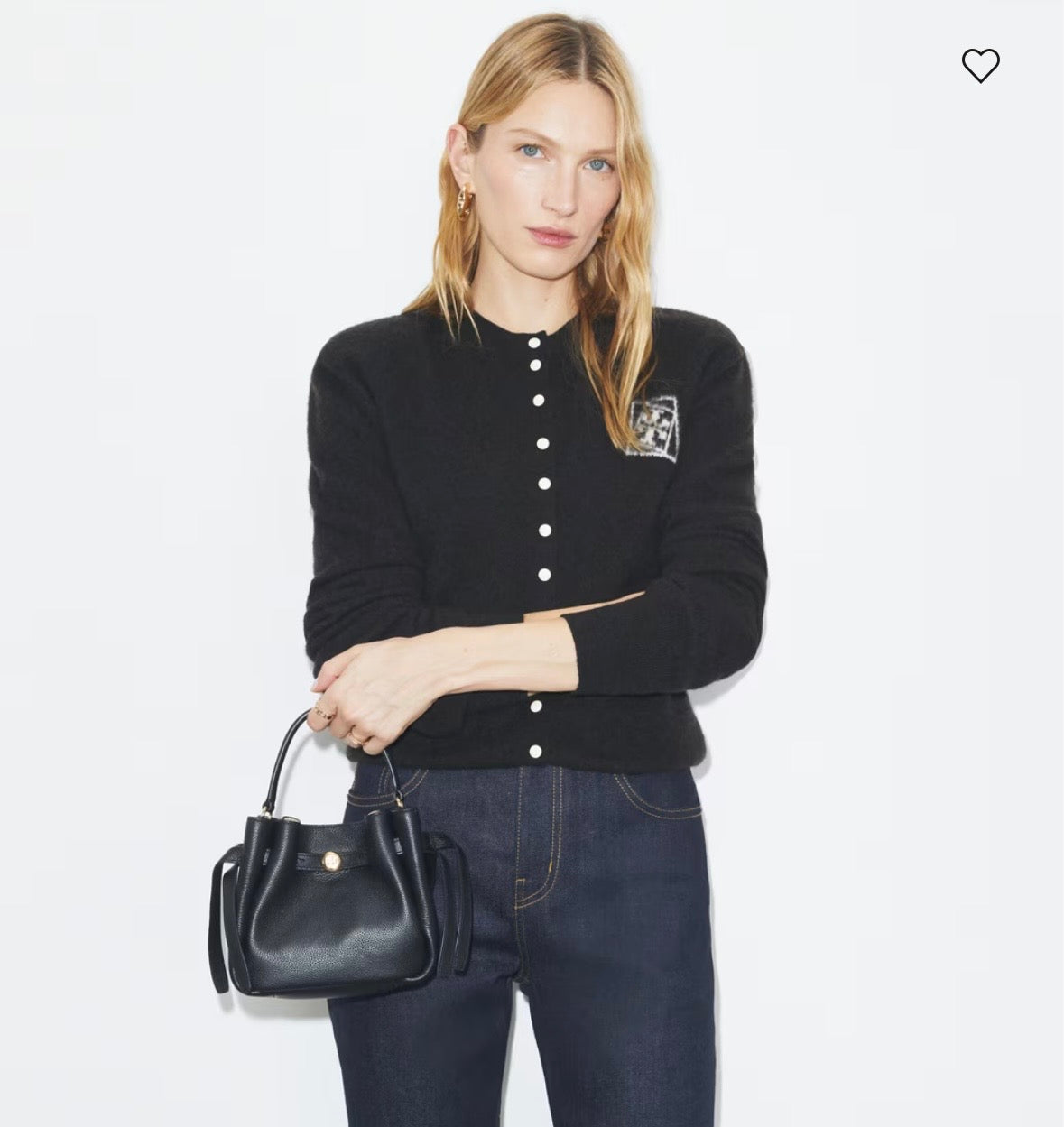 TORY BURCH MINI ROMY BUCKET BAG
