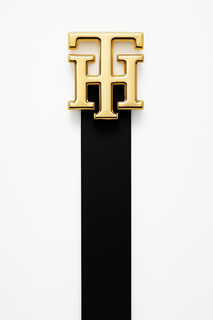 Tommy Hilfiger belt gold logo size large