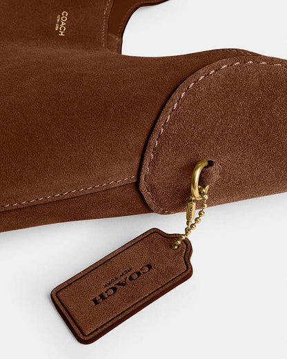 Coach Brooklyn Shoulder Bag 28 in suede material