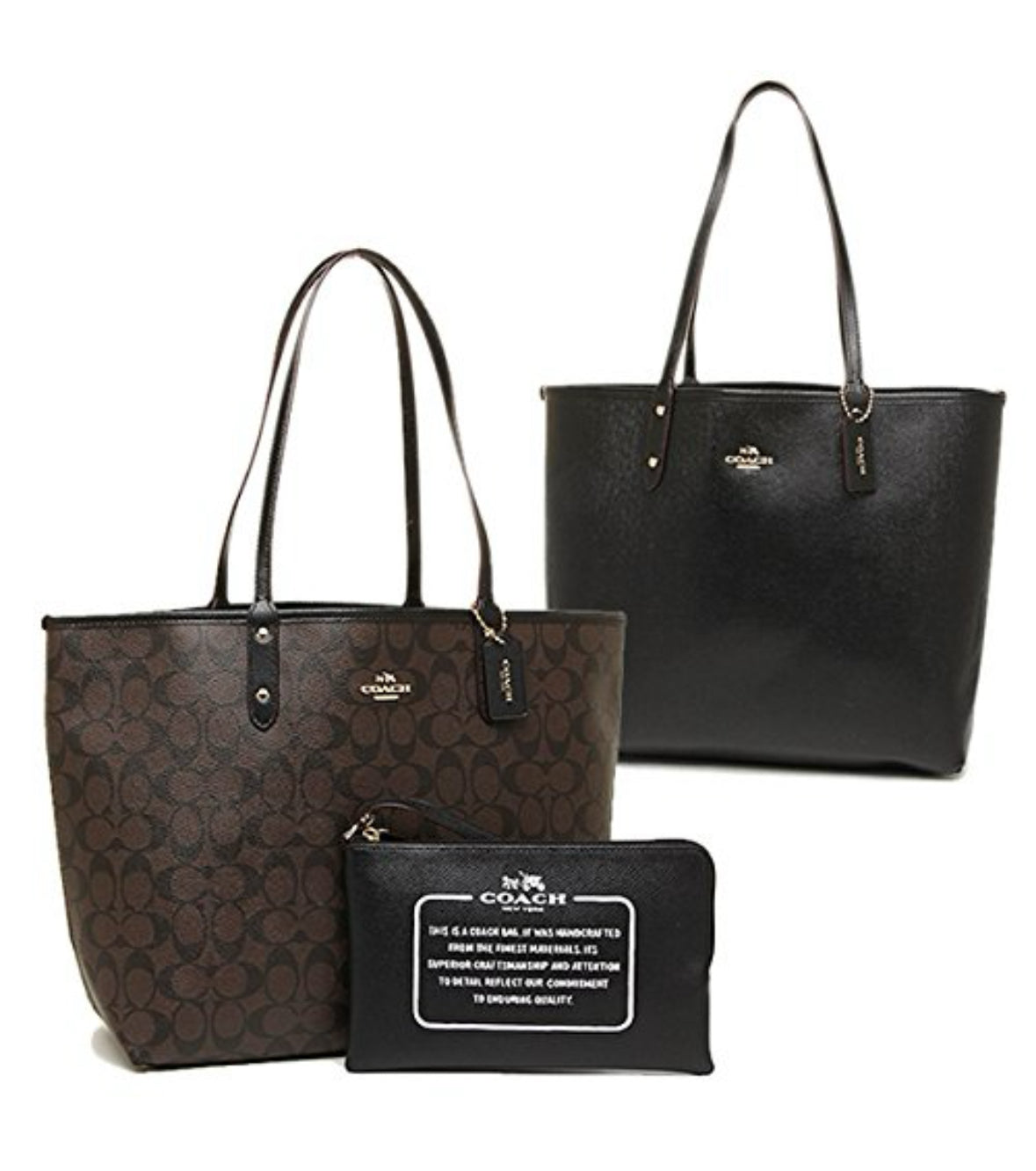 Coach reversible tote bag