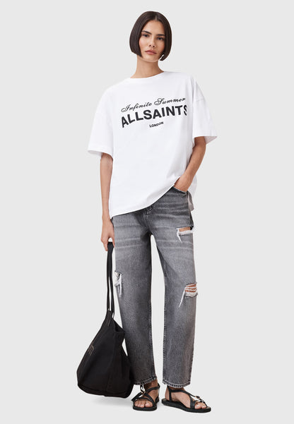 AllSaints AVRI TEE Print T-Shirt Size Large