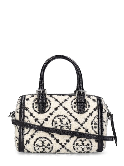Tory Burch Mini T Monogram Bouclé duffle bag