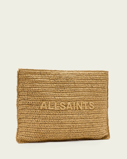 AllSaints Bettina Woven Clutch