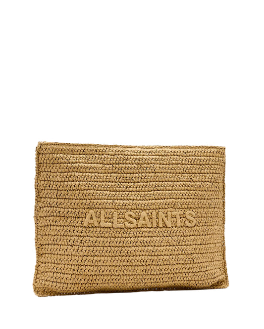 AllSaints Bettina Woven Clutch